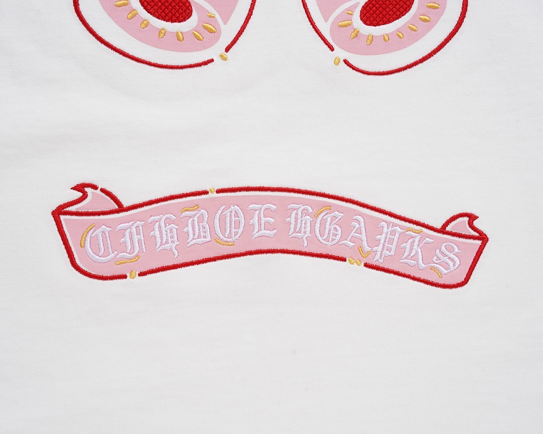 Chrome Hearts T-Shirt 2025 Appliqué heavy embroidery Tee