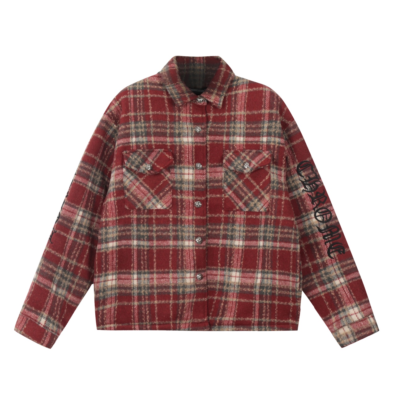 Chrome Hearts Plaid Flannel wool Jacket