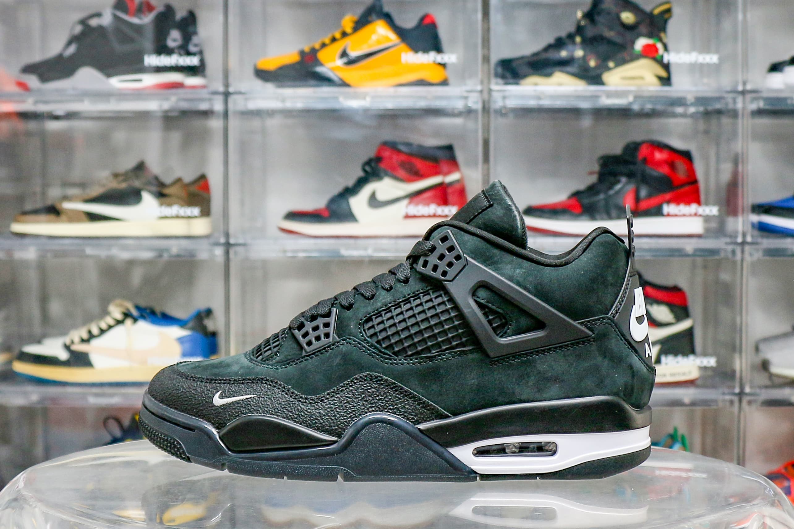 Nigel Sylvester X Jordan 4 Retro Brick By Brick Black