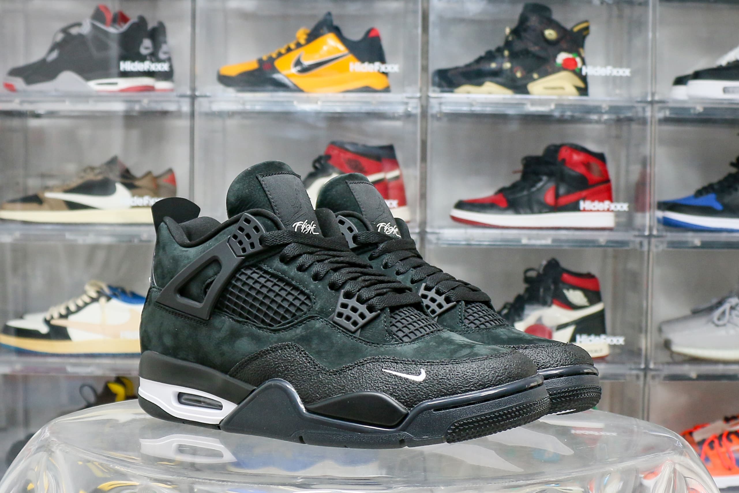 Nigel Sylvester X Jordan 4 Retro Brick By Brick Black