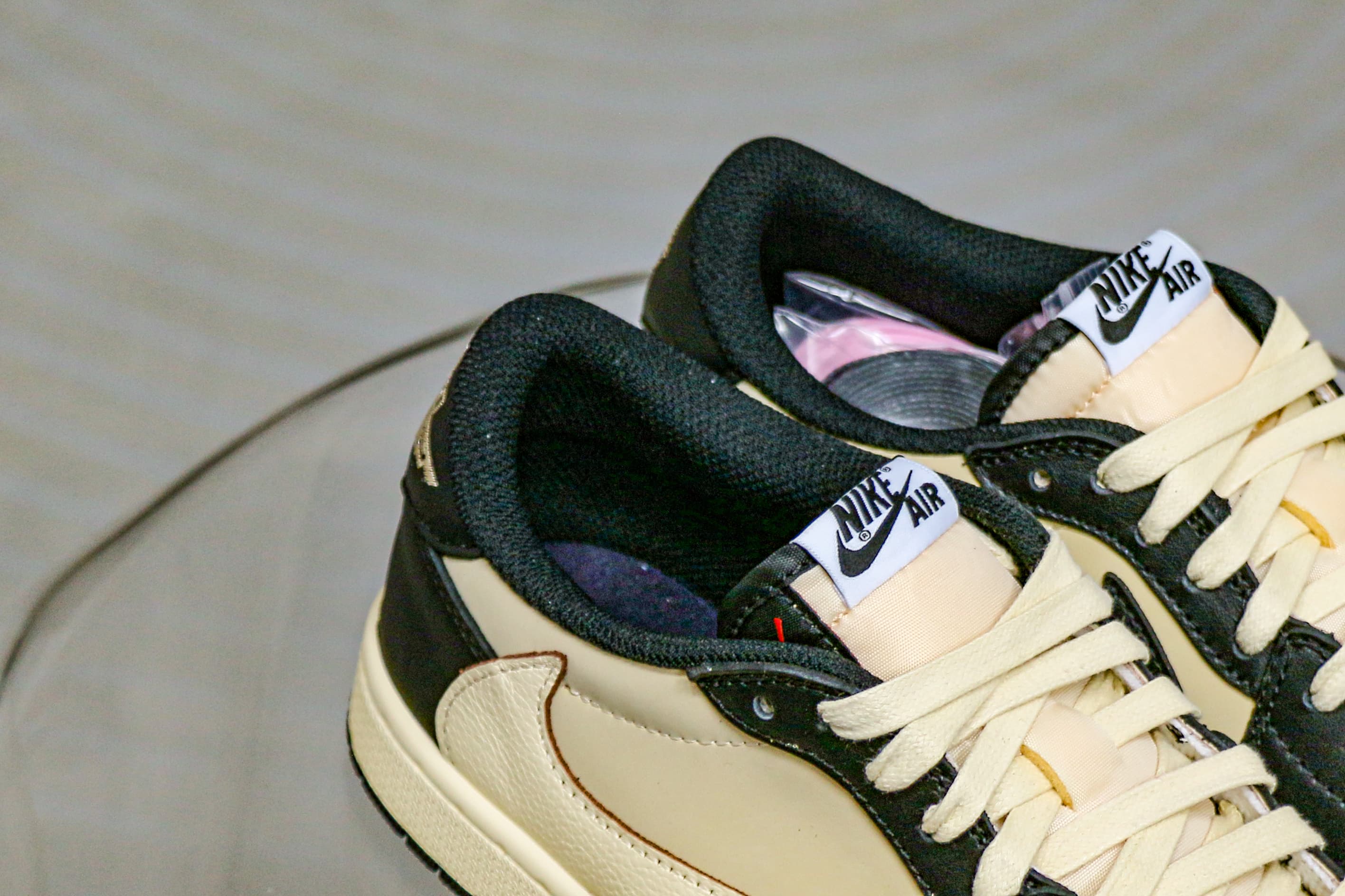 Travis Scott x Air Jordan 1 Retro Low OG Pale Vanilla Custom