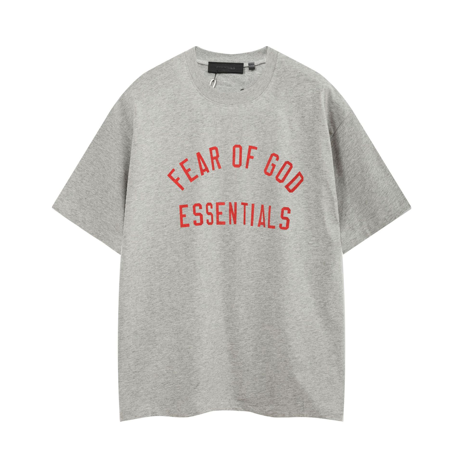 FOG Essentials 2025 Spring SummerLetter Print Short Sleeve T-Shirt
